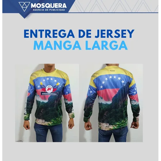 Franelas Manga Larga Full Sublimada
