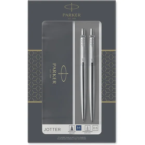Juego De Boligrafo Y Lapiz Mecanico Parker Jotter Duo Set