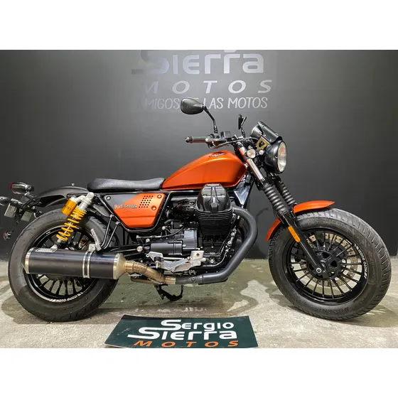 Moto Guzzi V9 Bobber Sport Naranja 2020