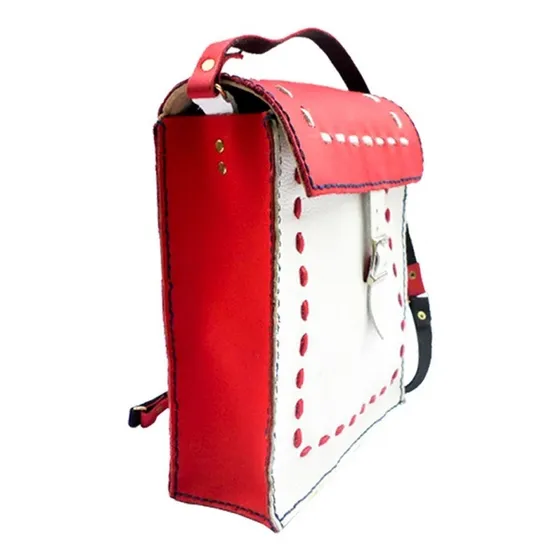 Bolso De Cuero Tipo Cartera Para Damas