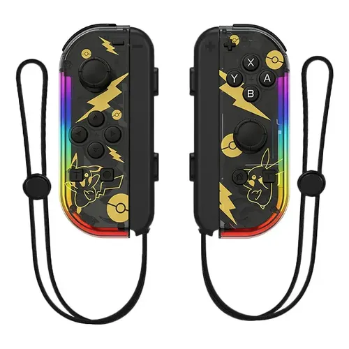 Controle CNJcon Joy-Con (L) e (R) sem Fio RGB para Nintendo Switch