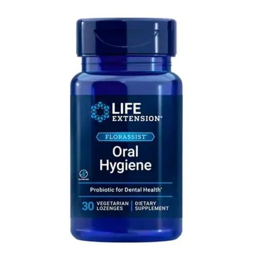 Life Extension Florassist Higiene Bucal, 30 Past Sabor Sin Sabor