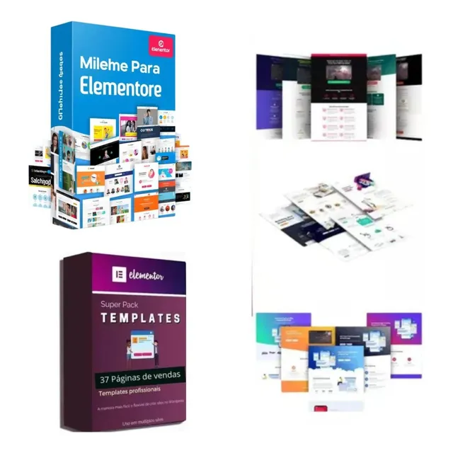 Modelo Elementor Com 37 Páginas Prontas