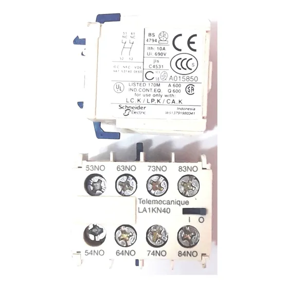 Bloco De Contatos  La1kn40  4 Na Auxiliar Schneider Electric