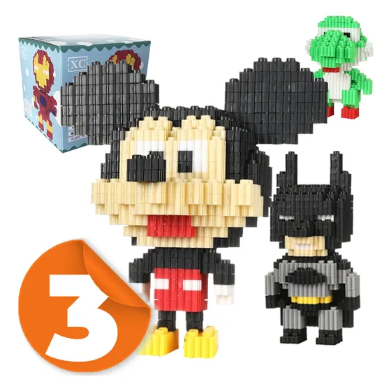 Rompecabezas 3d Piezas Miniblocks Personajes Super Héroes