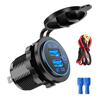 De Cargador De Coche Con Enchufe Carga Rápida Usb Dual De Cargador De Coche Con Enchufe Carga Rápida Usb Dual