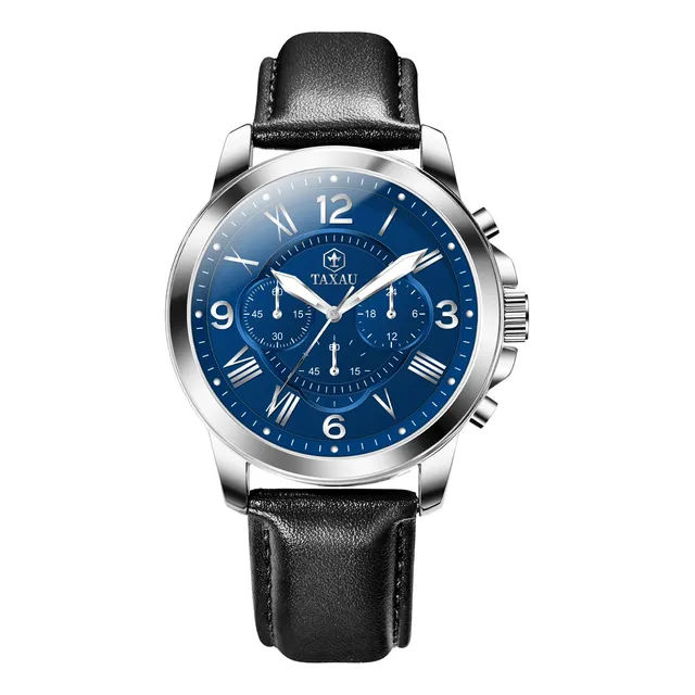 Relojes De Cuero De Taxau Para Mens Relojes De Bln43