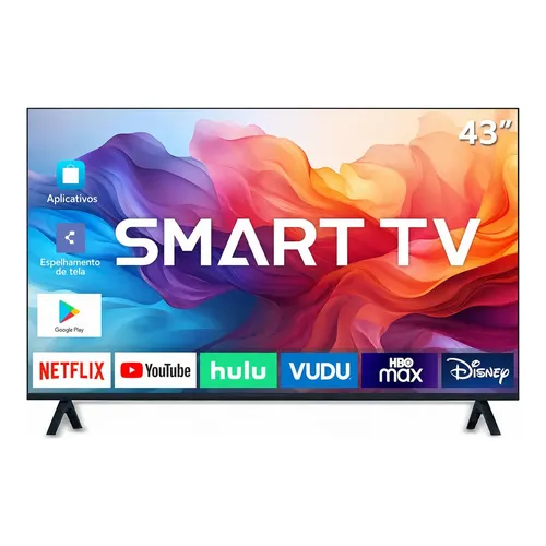 Smart Tv 43'' 4k Uhd Hdr Android Bluetooth Alexa 43p615 Tcl