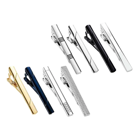 8 Piezas Clips De Corbata, Broche De Corbata Hombres Juego