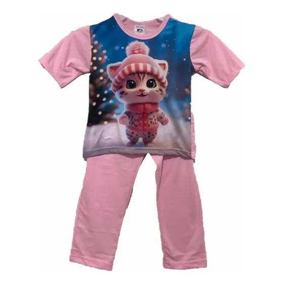 Pijama Niño Y Niña Algodón Manga Corta Y Larga Increibles