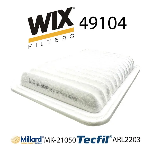 Filtro De Aire Wix Wa11070a (49104) Corolla Yaris 