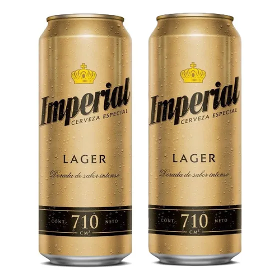 Cerveza Lager Imperial 710 Ml X 2 Un
