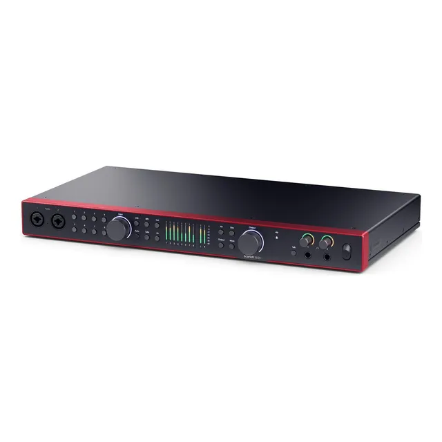 Interfaz De Audio Focusrite Scarlett 18i20 4ta Generación Color Rojo/negro