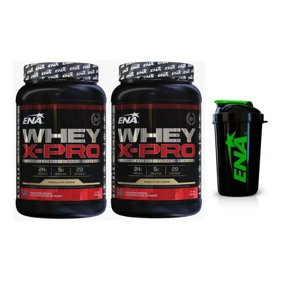 Ena Whey X Pro 2kg Proteina Shaker Crecimiento Envio Gratis