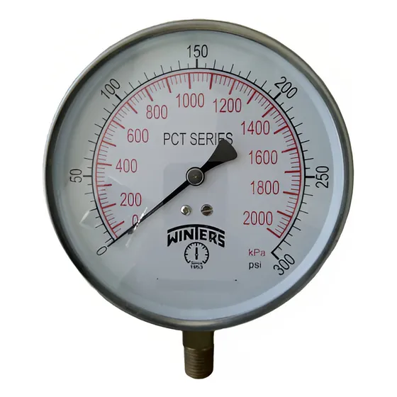 Manómetro Dial 4 1/2 , Rango De 0-300 Psi