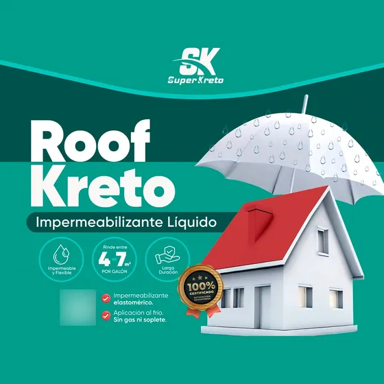 Pintura Impermeable, Roof Kreto