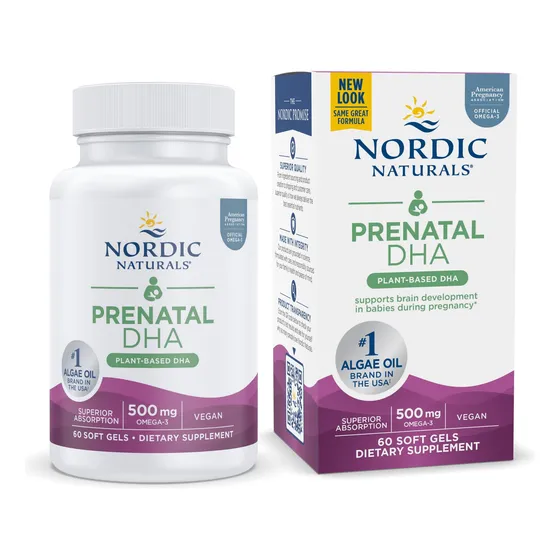 Suplemento Nordic Naturals Vegan Prenatal Dha 60 Cápsulas Bl