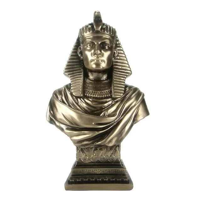 Estatueta Busto  Egípcio - Egito - Faraó 