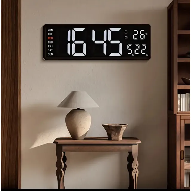 Reloj De Pared Digital Para Oficina, Bancos. Etc.