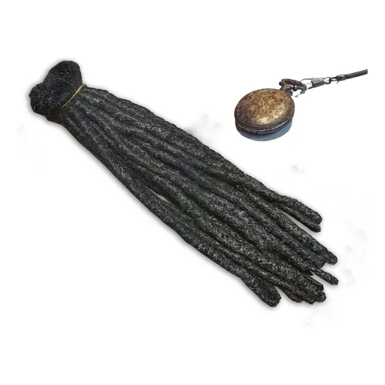 Dreadlocks Rastas Naturales 30 Cm X 5 Unid Grosor Gruesas