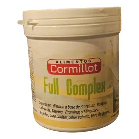 Suplemento En Polvo Full Complex Colmillot Pgn 300g En Pote Sabor Vainilla