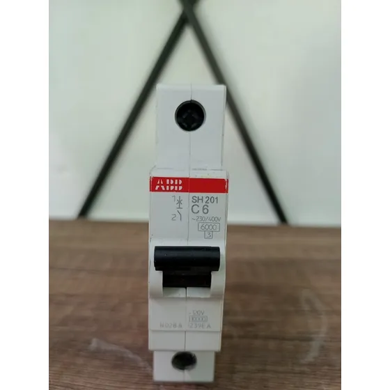 Pastilla Interruptor Abb De 6 Amp Monopolar Para Riel Din