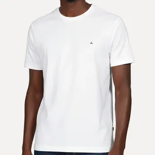 Aramis Camiseta Aramis Masculina Basic Lisa Dark Logo Branca