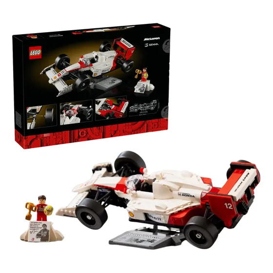 Lego Mclaren Miniatura Tributo A Ayrton Senna Em Blocos