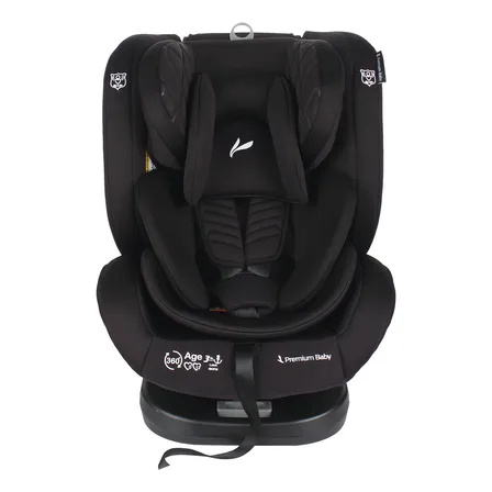 Cadeira De Carro Infantil Safe Tour 360° De 0 A 36kgs Isofix Preto Premium Baby