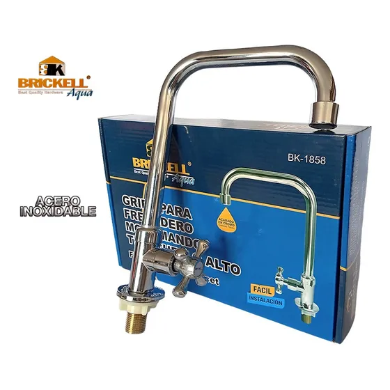 Llave Lavaplatos Acero Inoxidable Fregadero 