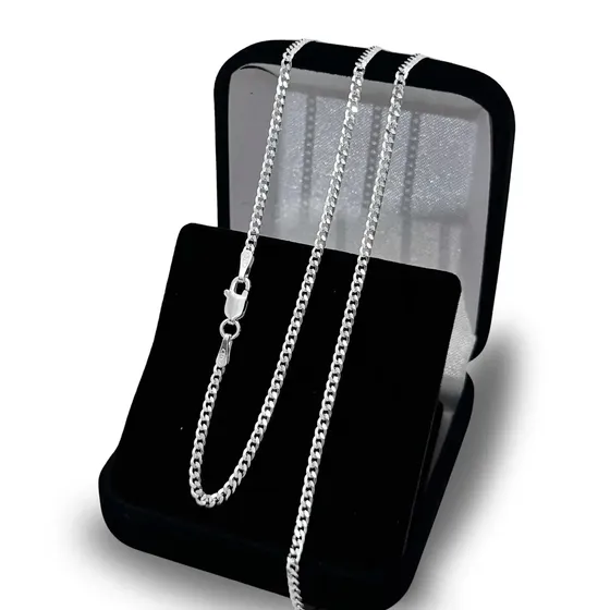 Corrente De Prata 925 Masculina Legítima Italiana Maciça Cordão Fino Grumet Escama Correntinha Escamada Colar 1x1 60cm Fina Fininha
