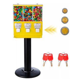 Dulcera Chiclera 3 En 1 Vending Con Pedestal 1, 2 Y 5 Pesos Dulcera Chiclera 3 En 1 Vending Con Pedestal 1, 2 Y 5 Pesos