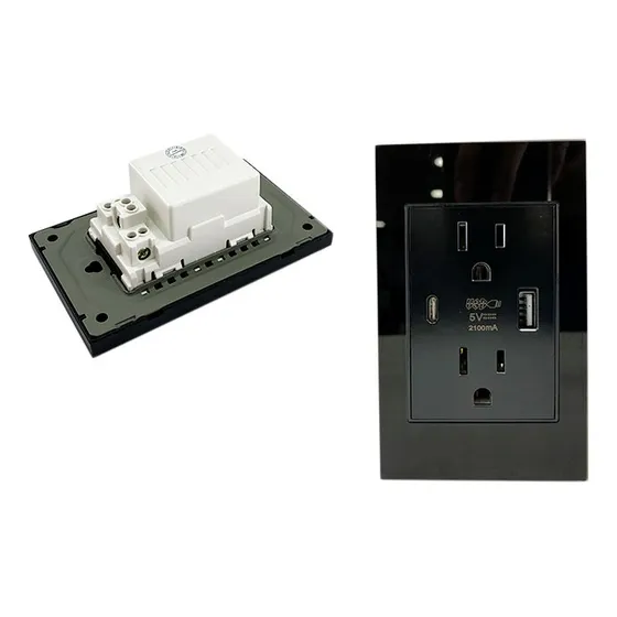 Toma Corriente Inteligente  Puerto  Usb Carga Súper Rápida