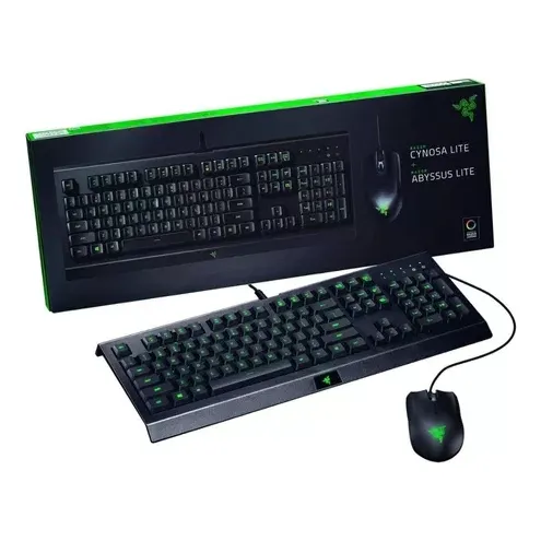 Teclado Y Mouse Razer Cynosa Lite Abyssus Lite Usb Dpi 6400