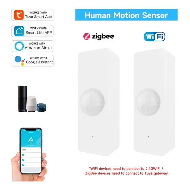 Sensor De Movimiento Pir Wifi O Zigbee  Tuya App Y Smartlife