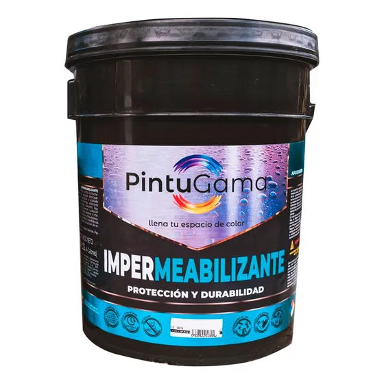 Pintura Impermeabilizante Pintugama Industrial Cuñete 4 Gal
