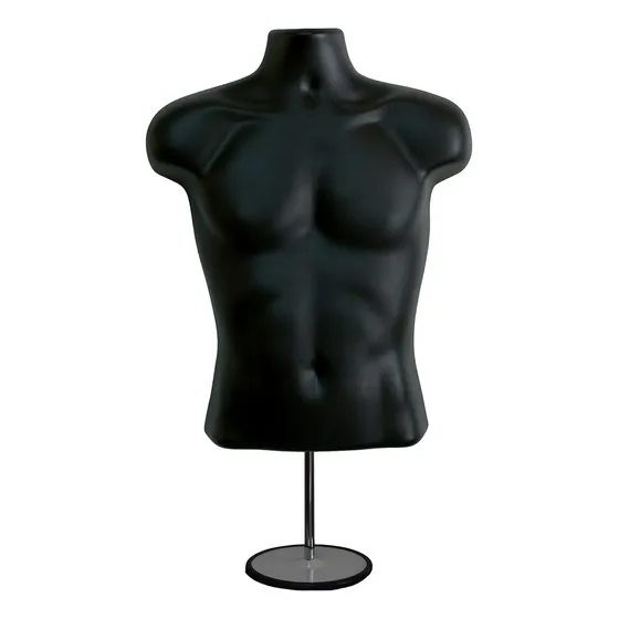 Torso Maniquí Masculino Con Soporte S-m Para Ropa