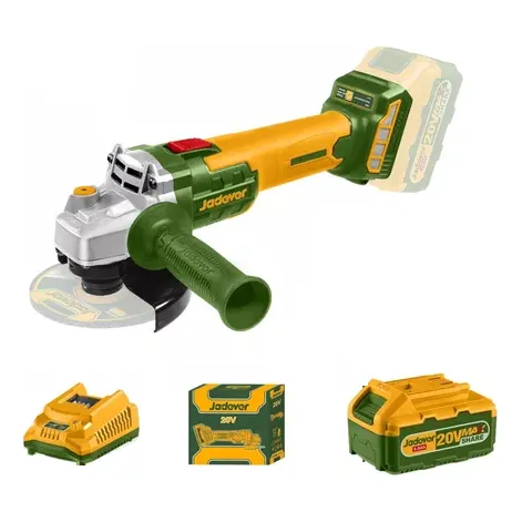 Esmeril Angular 4 1/2  Inalambrico 20v Con Bateria 3ah