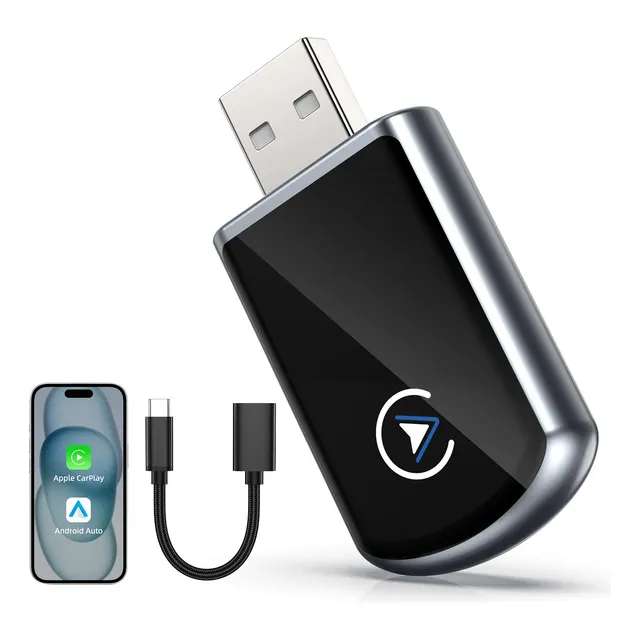 Adaptador Inalámbrico Para Apple Car Play Y Android Auto Bt
