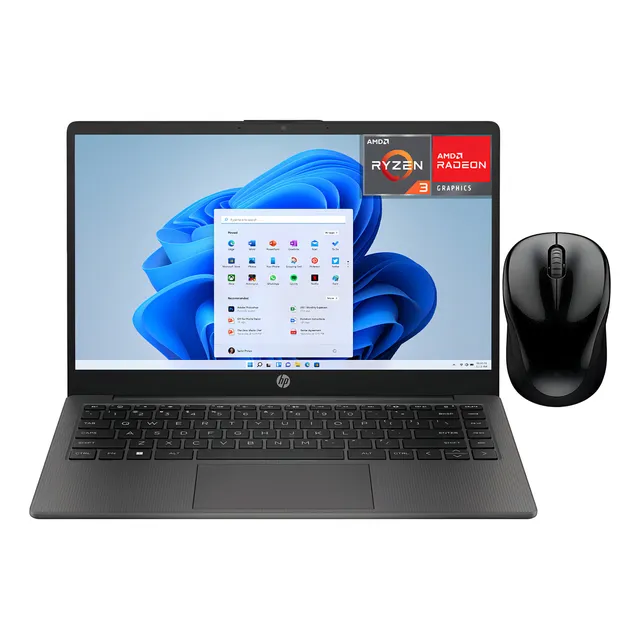 Laptop Hp 245 G10 Amd Ryzen 3 16gb Ram 256gb Ssd Windows 11 Home Mouse Dxt