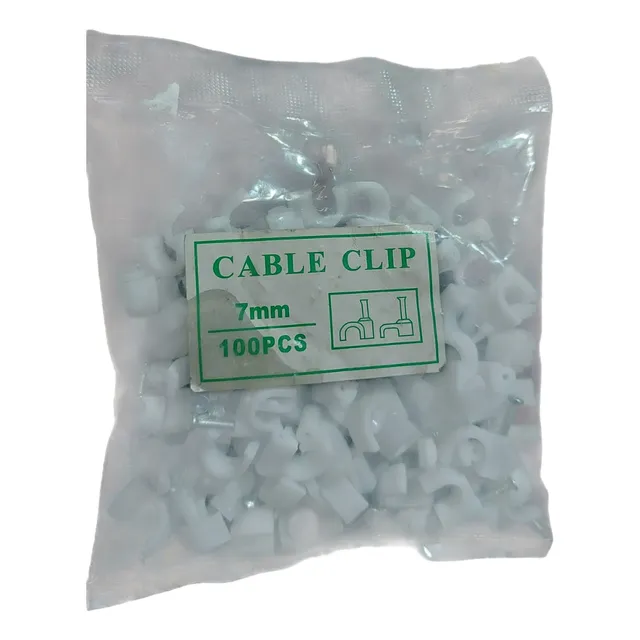 Grapas Para Cable Coaxial Rg6 /utp 7mm 100unidades