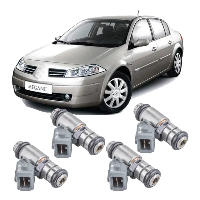 Jogo 4 Bico Injetor Renault Megane 2005 2006 2007 2008 2009
