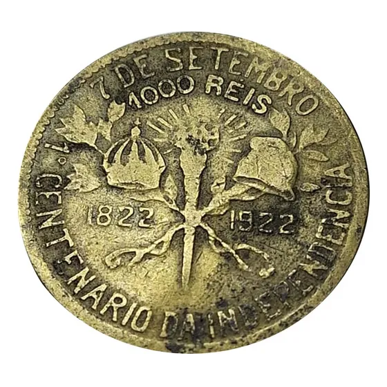 50 Moedas De 1000 Réis 1922 Duas Caras Para Alianças
