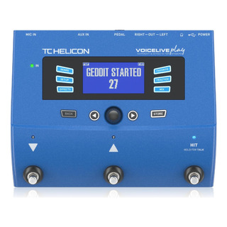 Efectos Vocales De 3 Botones Tc-helicon Voicelive Play Stomp Efectos Vocales De 3 Botones Tc-helicon Voicelive Play Stomp