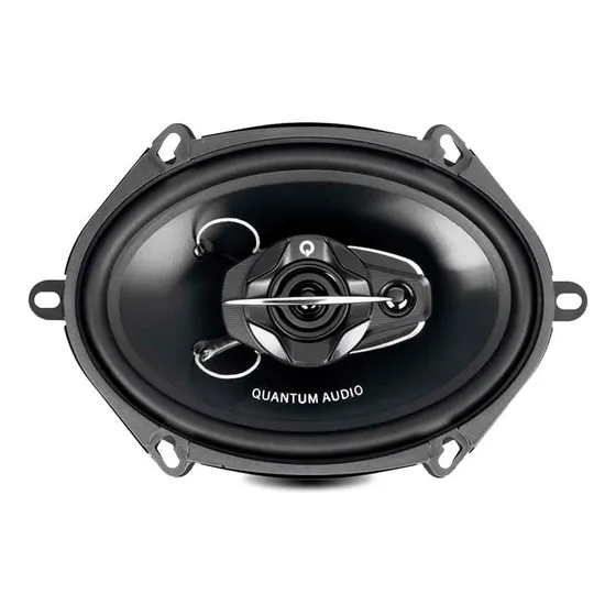 Par De Bocinas De 5x7 PLG Quantum Audio Qrs57 180w De 3 Vías Color Negro