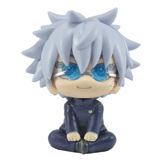 Figura Muñeco Jujutsu Kaisen Chibi Satoru Gojo Sentado V2