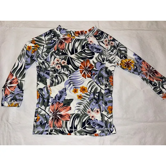 Remera Para Agua 4 5 Años Niña Protección Uv Traje De Baño