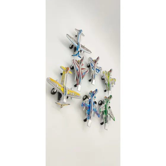 6 Aviones De Guerra Puzzle 3d Aero Modelismo De Colección #2