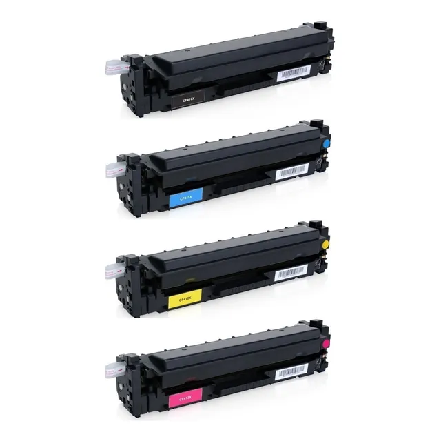 Pack 4 Toner Compatibles 410x Para M377 M477 Cf410x Alto Ren