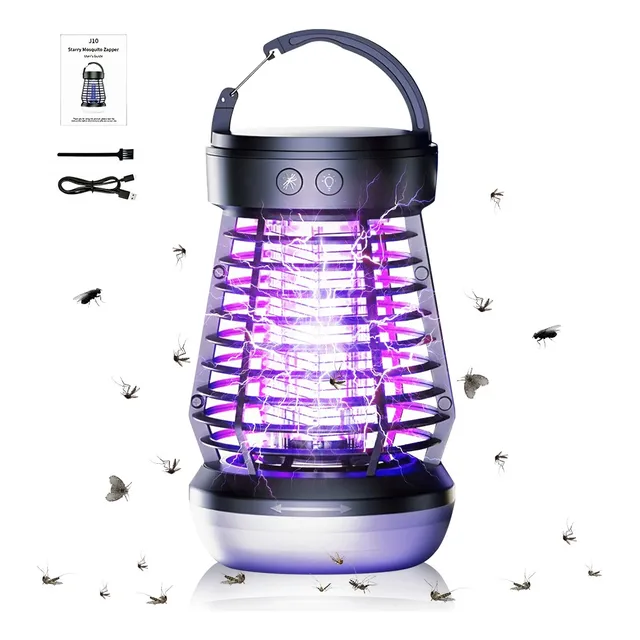 Lampara Mata Mosquitos Eléctrico Recargable Y Iluminado